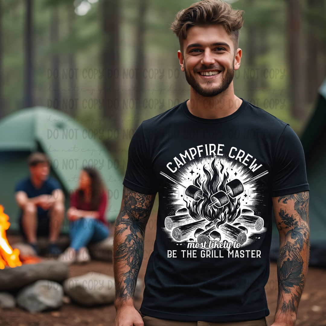 Camp Fire Crew (Grill Master) DTF Print