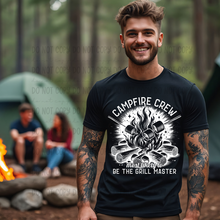 Camp Fire Crew (Grill Master) DTF Print