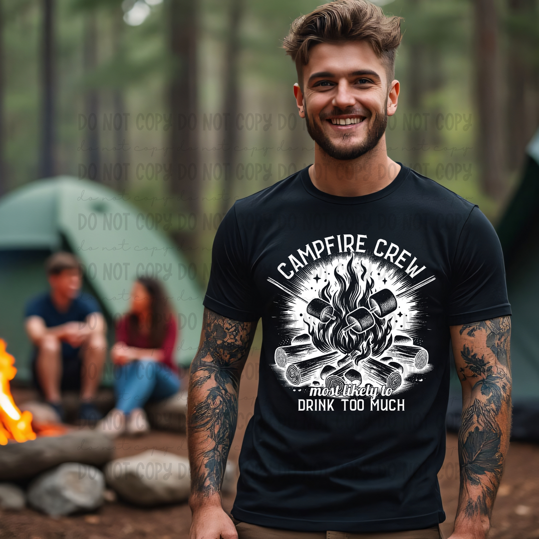 Camp Fire Crew (Drinks) DTF Print