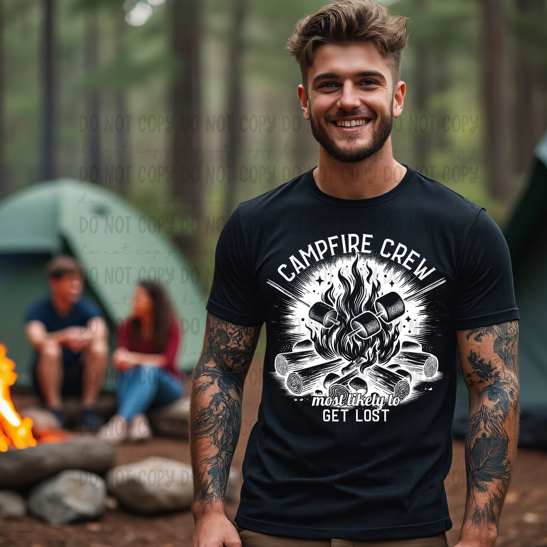Camp Fire Crew (Get Lost) DTF Print