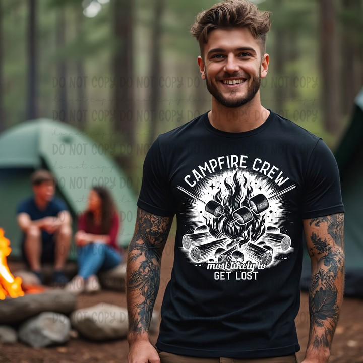 Camp Fire Crew (Get Lost) DTF Print