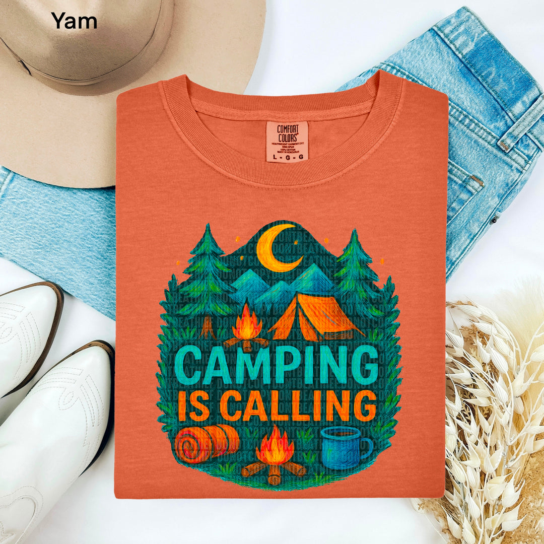 Camping Is Calling DTF Print