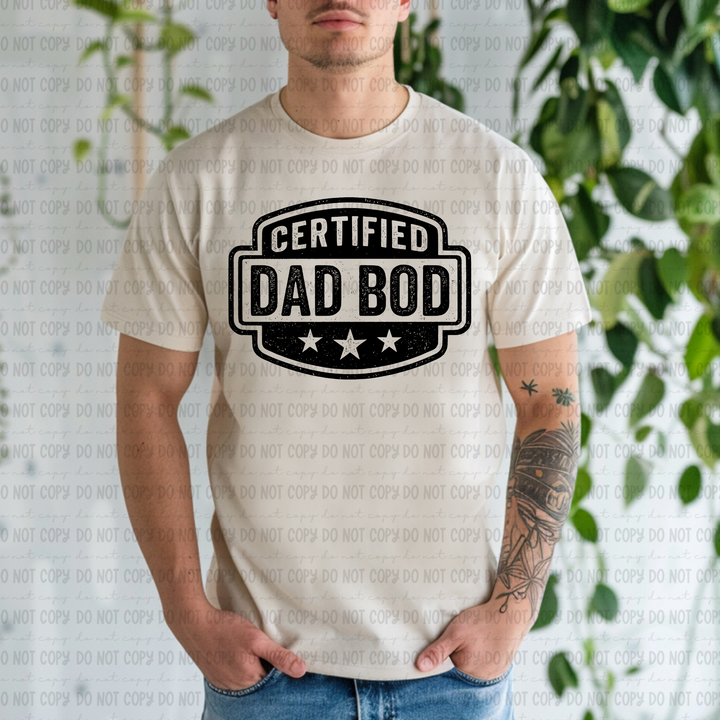 Certified Dad Bod DTF Print