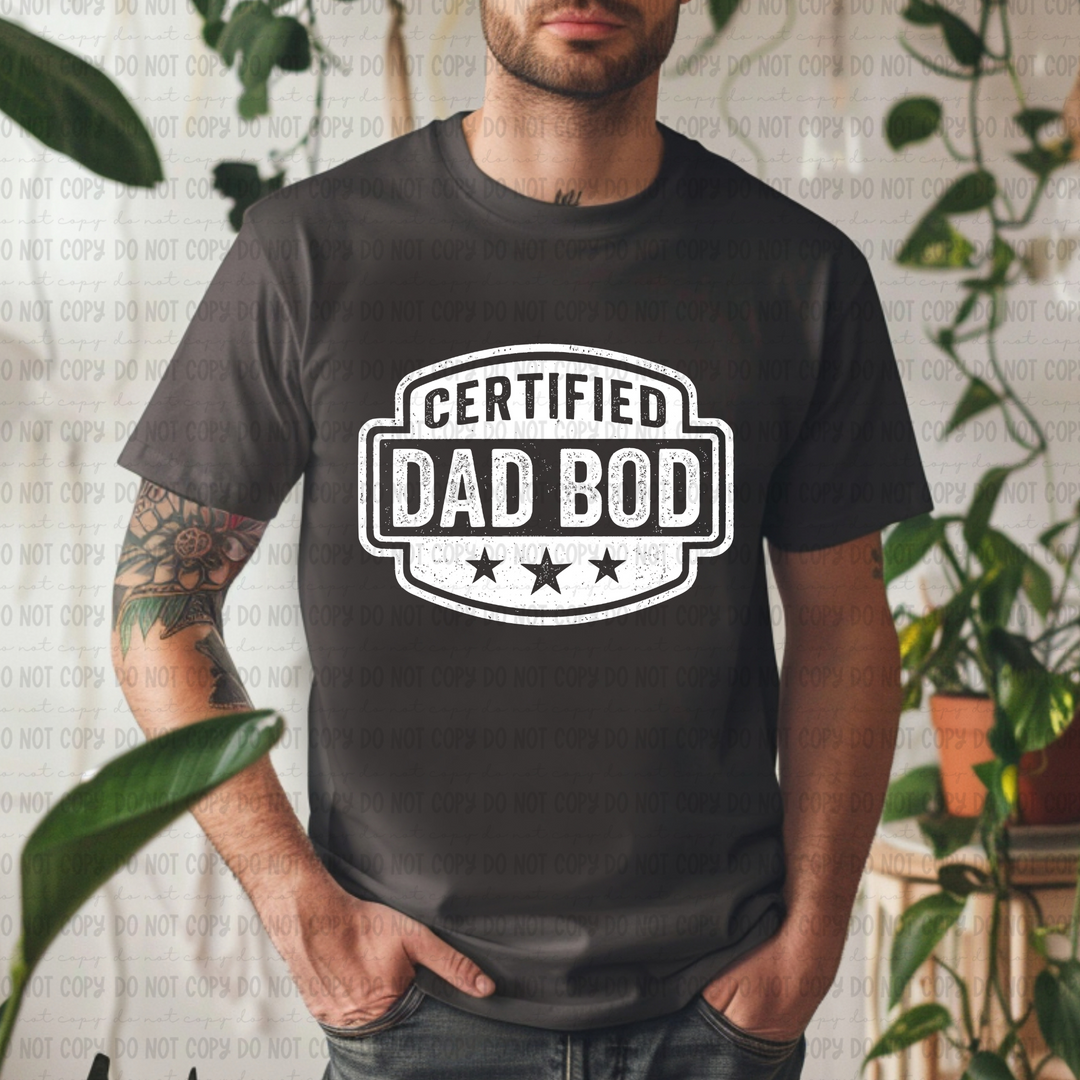 Certified Dad Bod DTF Print