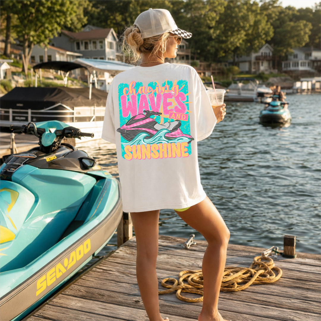Chasing Waves Sunshine DTF Print