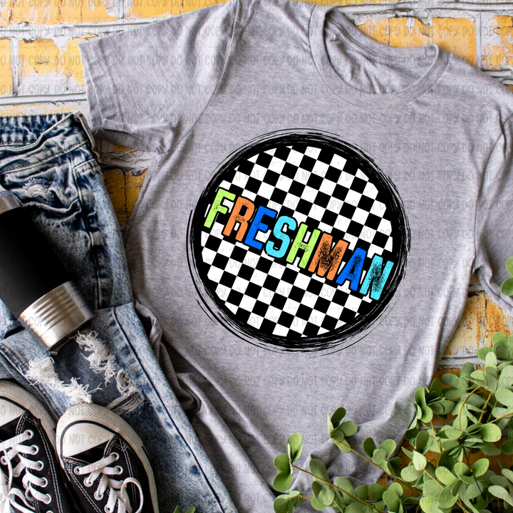 Checkered Grades DTF Print