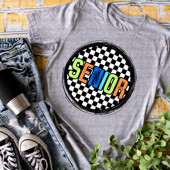 Checkered Grades DTF Print