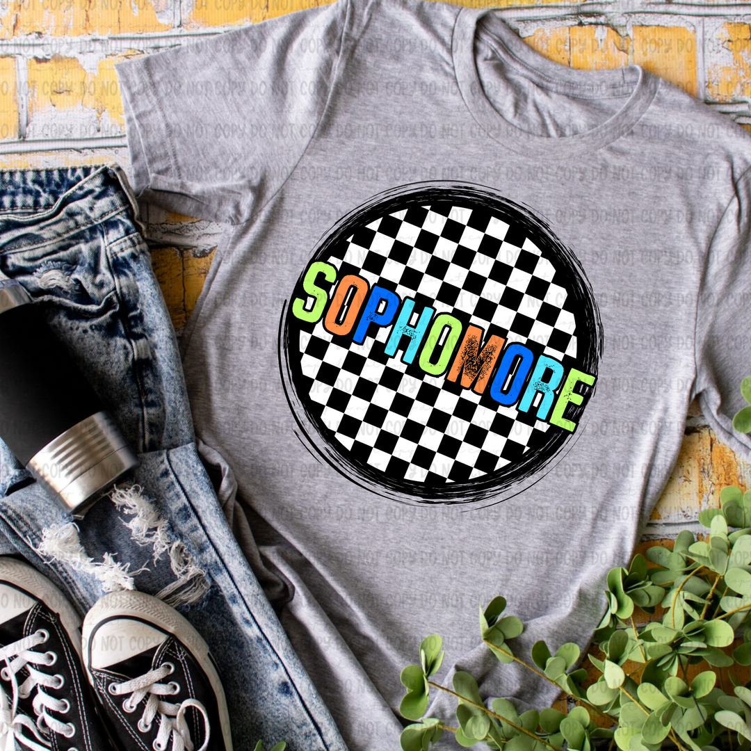 Checkered Grades DTF Print