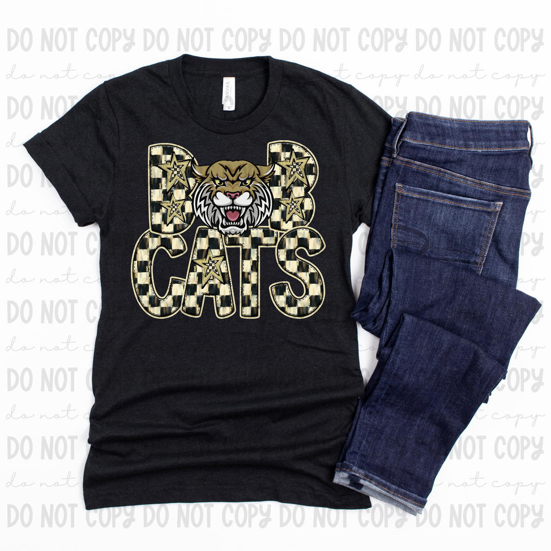 Checkered Mascots DTF Print