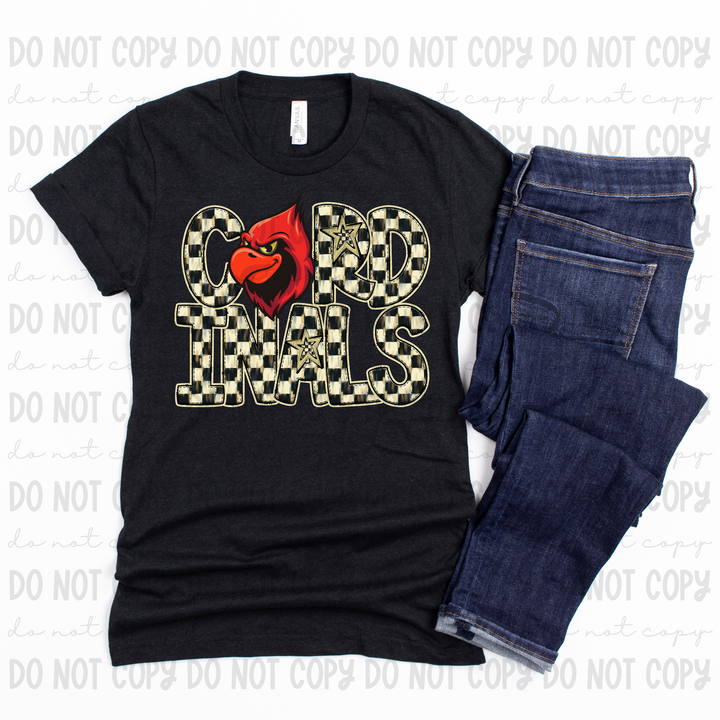 Checkered Mascots DTF Print