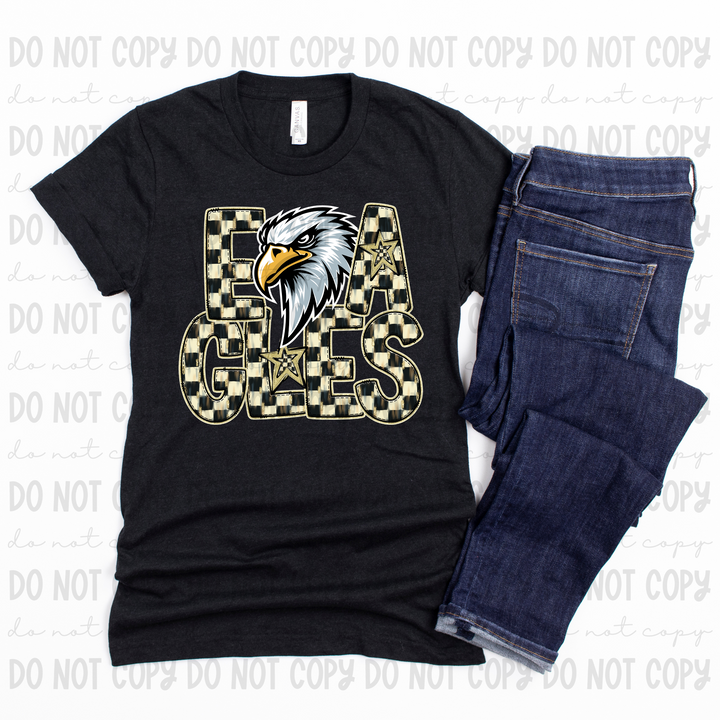 Checkered Mascots DTF Print