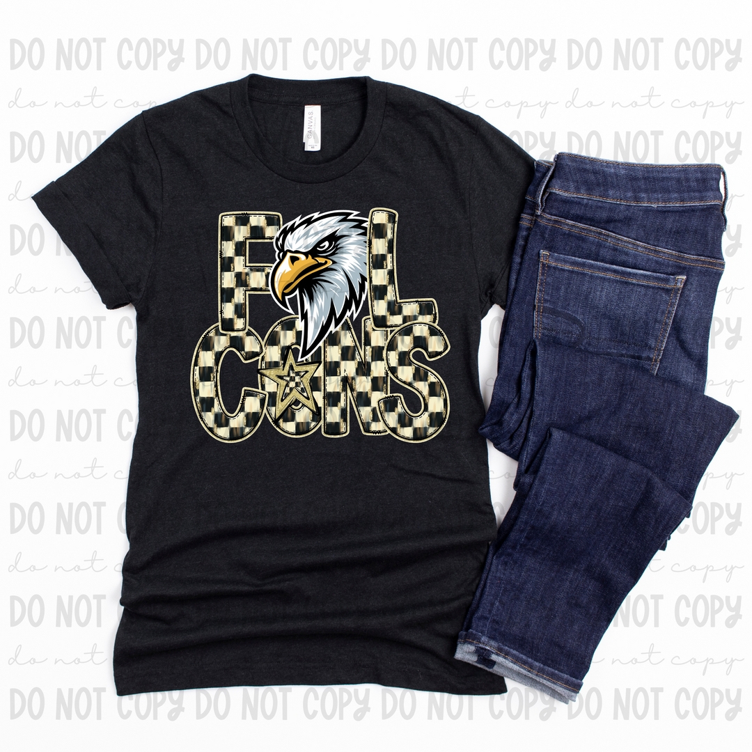 Checkered Mascots DTF Print