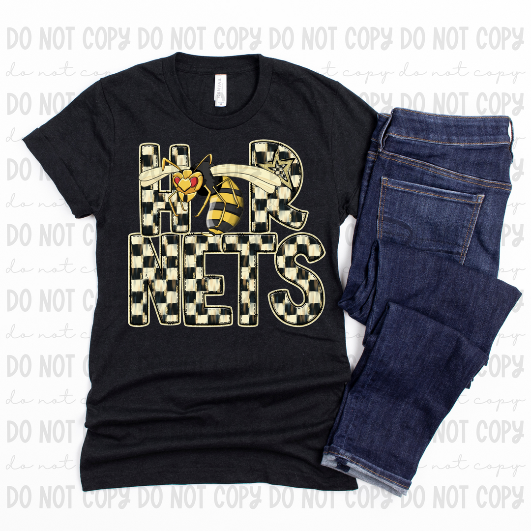 Checkered Mascots DTF Print