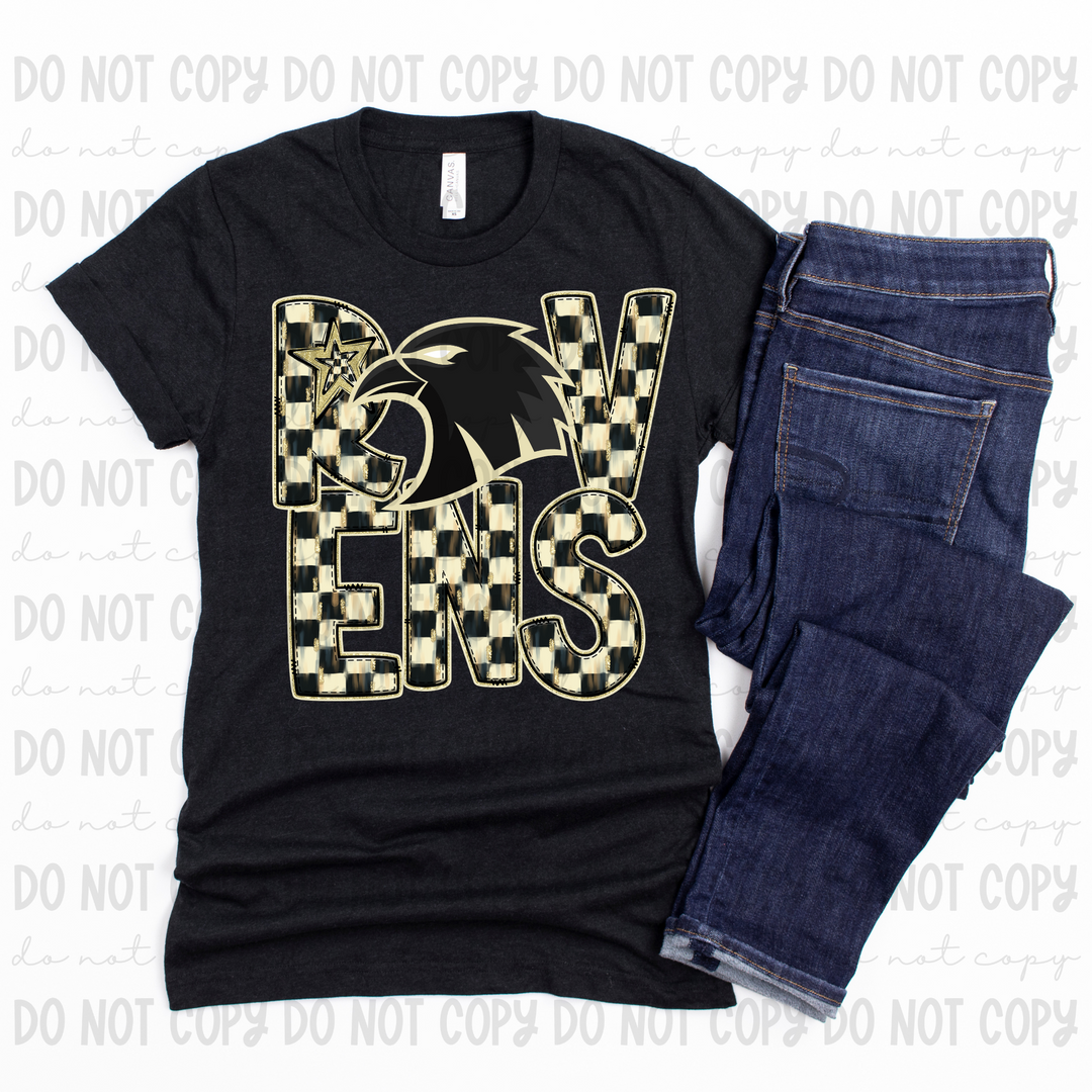 Checkered Mascots DTF Print