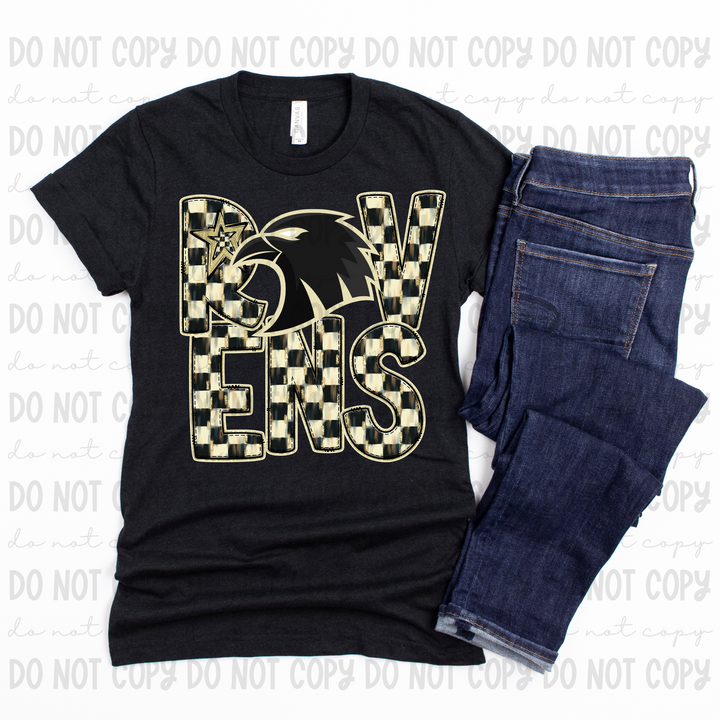 Checkered Mascots DTF Print