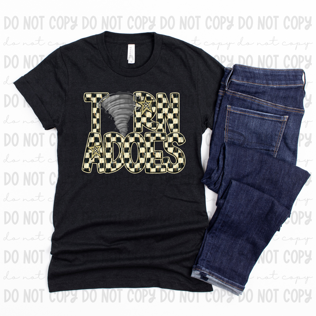 Checkered Mascots DTF Print