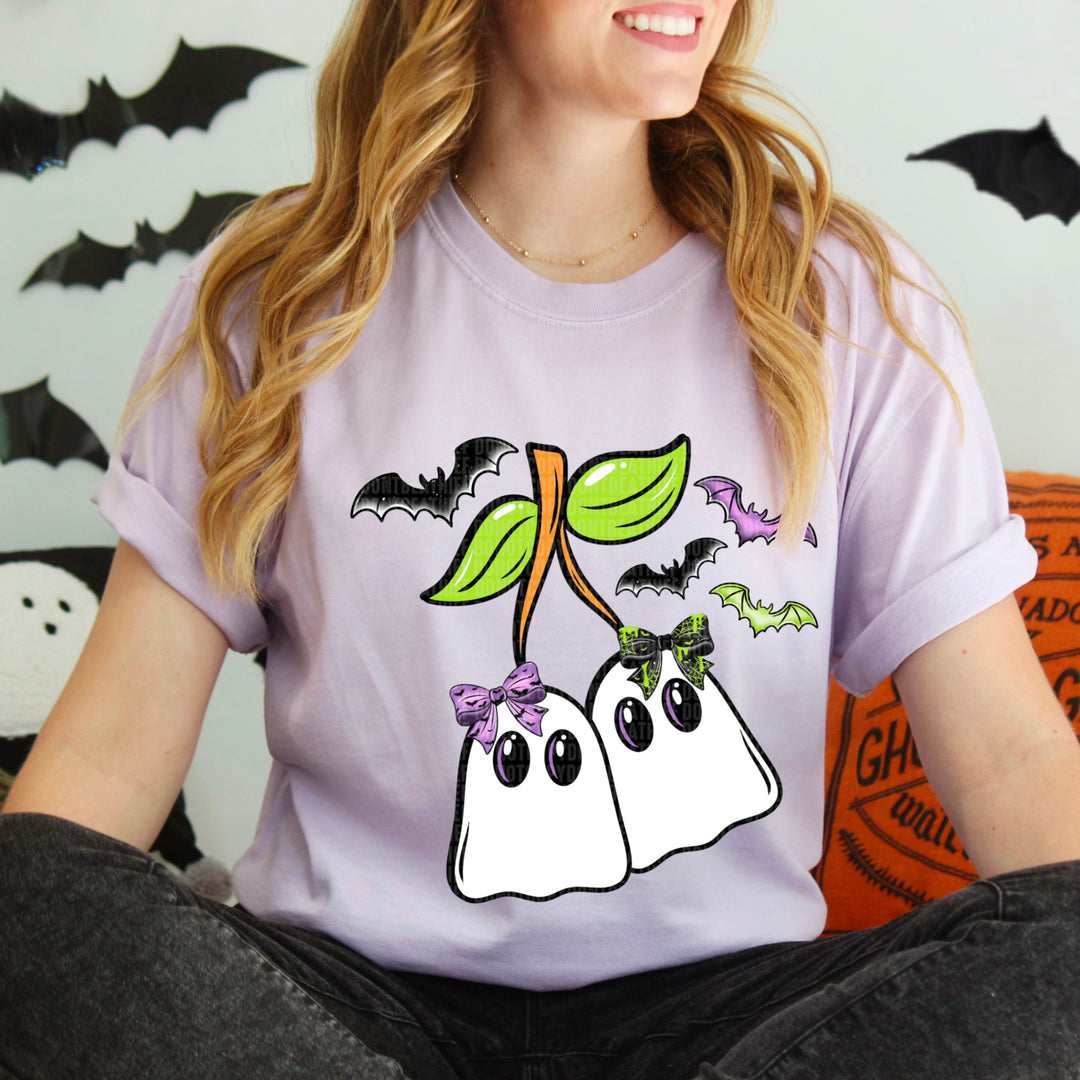 Cherry Ghost Spook DTF Print