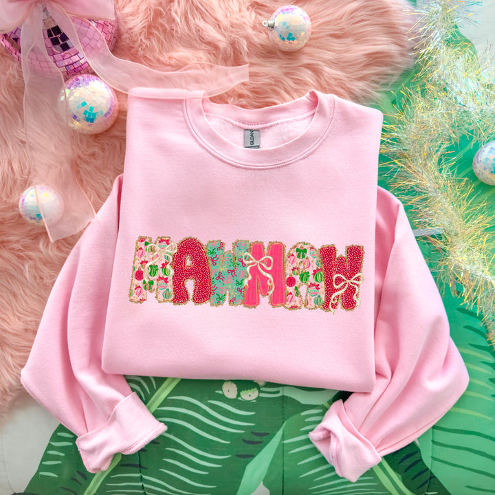 Christmas Bow Lace Collection DTF Print