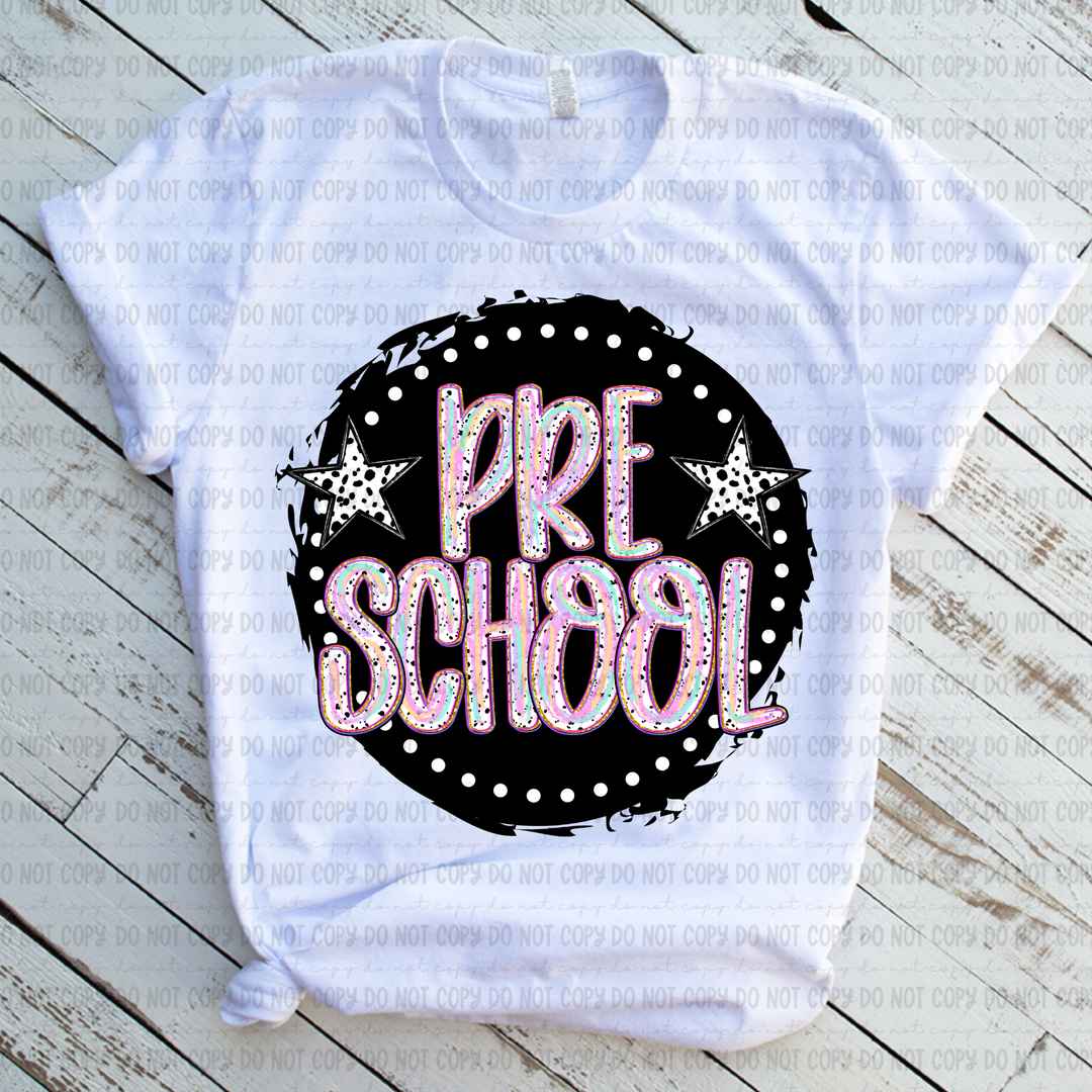 Color Circle Grade Levels DTF Print