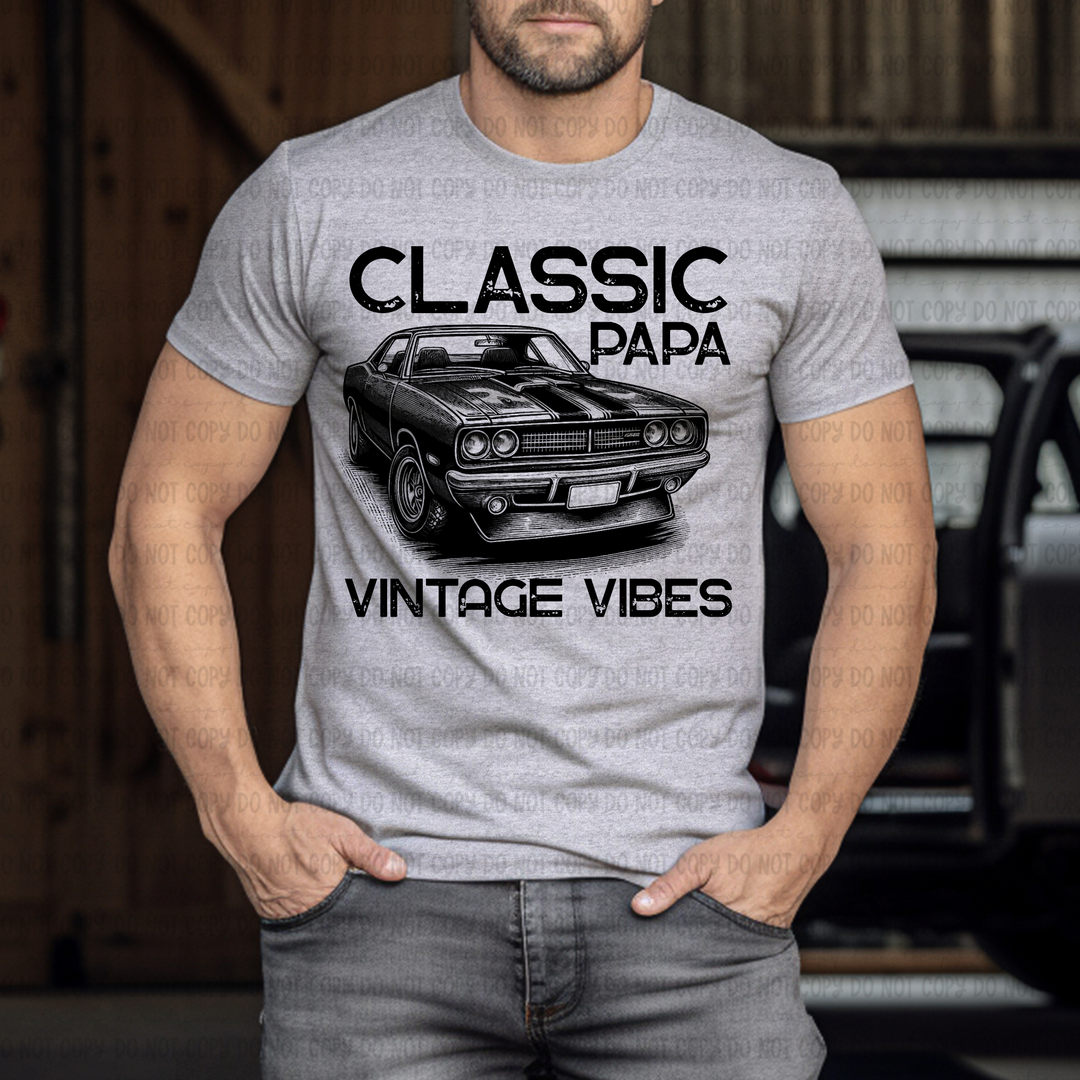 Classic Papa DTF Print
