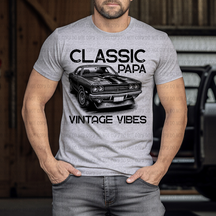 Classic Papa DTF Print