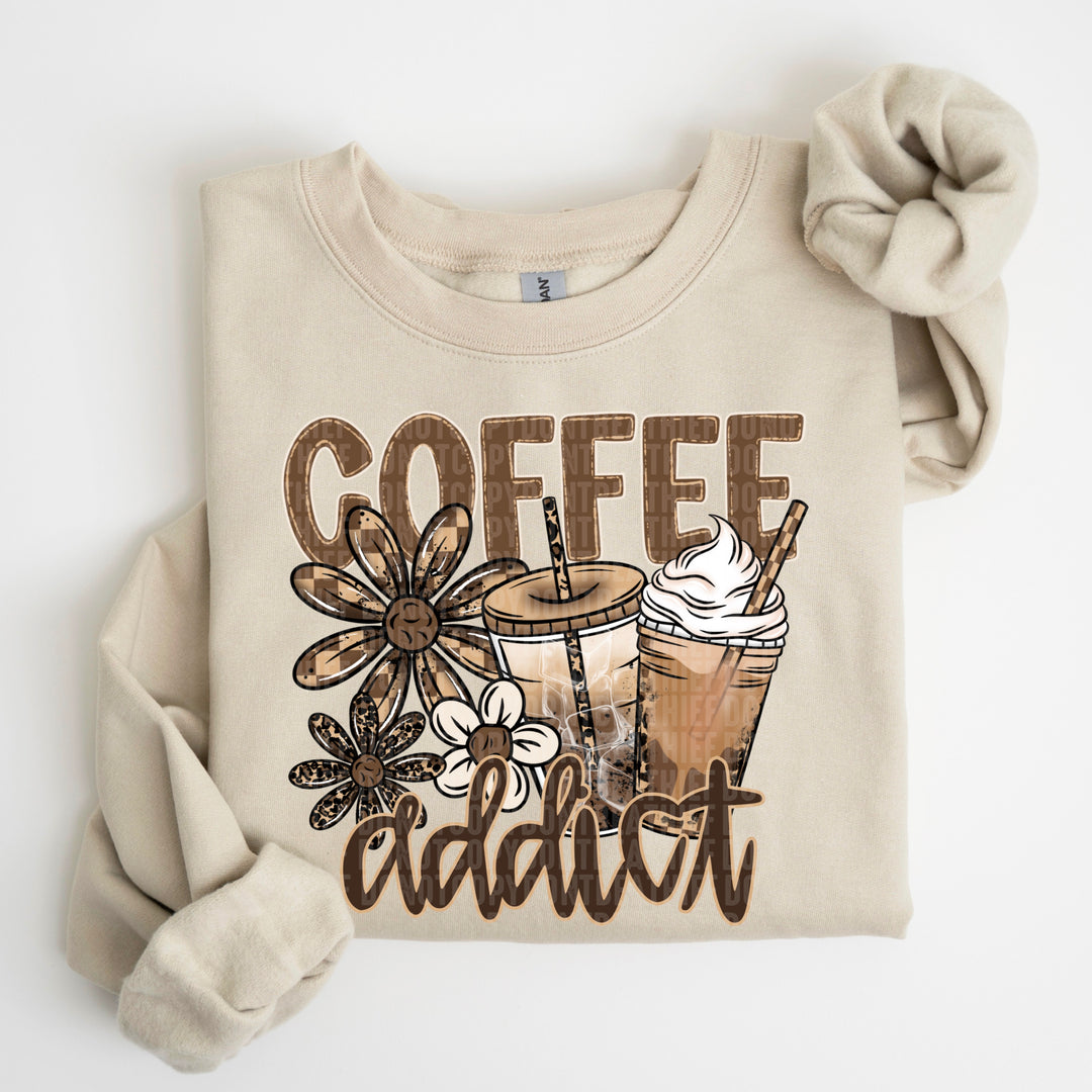 Coffee Addict DTF Print
