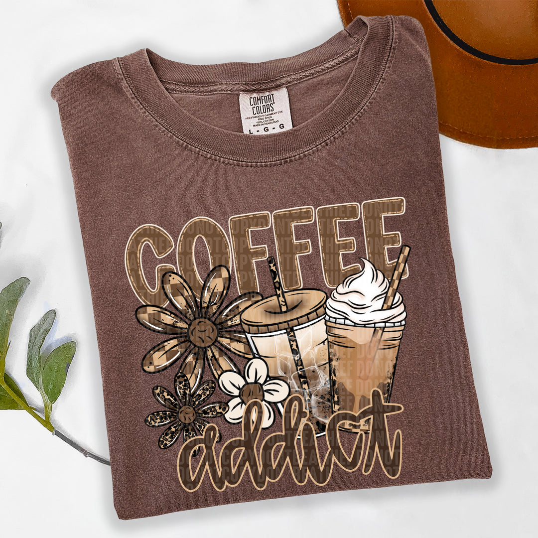 Coffee Addict DTF Print