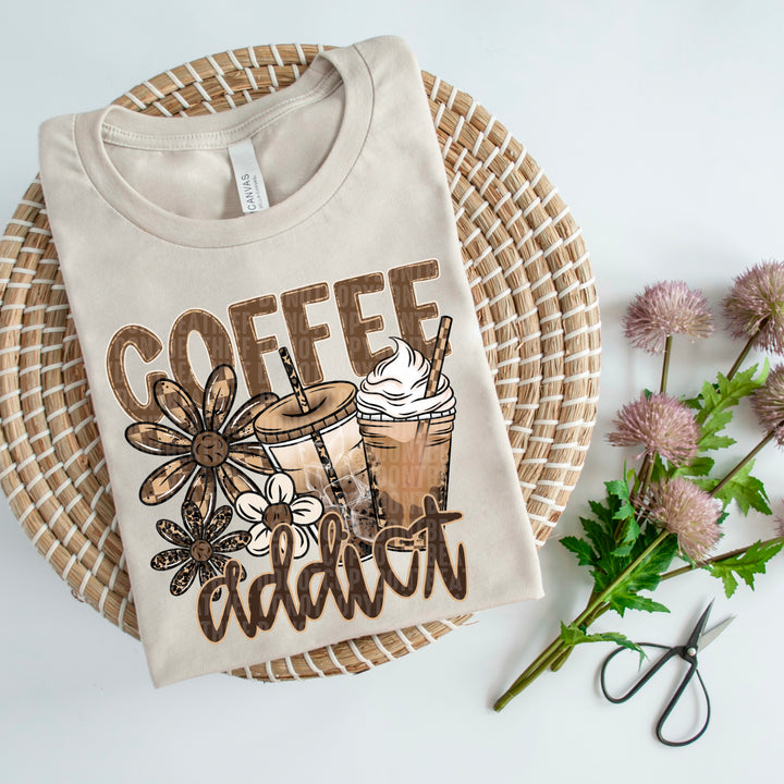 Coffee Addict DTF Print