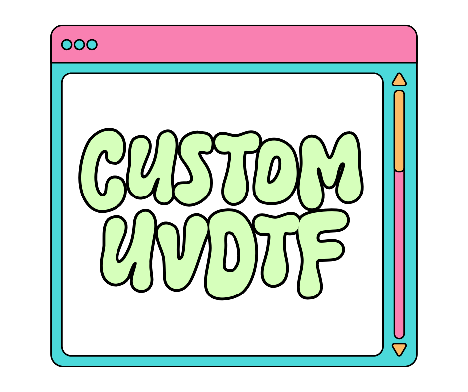 Custom UVDTF Gang Sheets - UVDTF Print up to 22”x36”