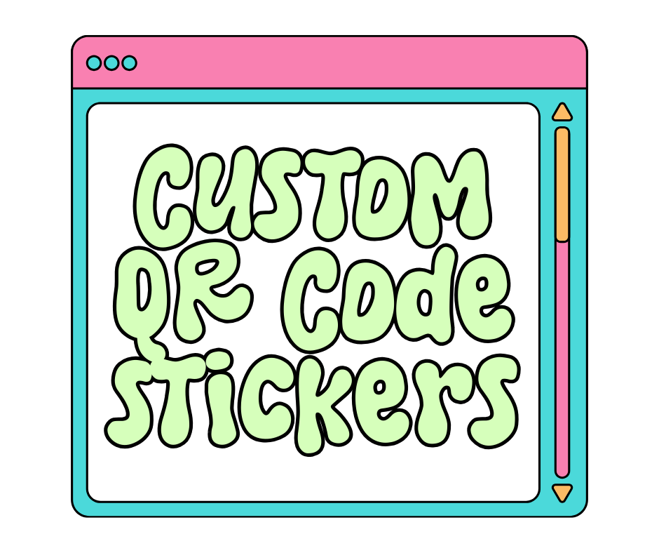 Custom QR Code Stickers