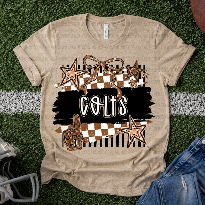 Gold Mascots DTF Print