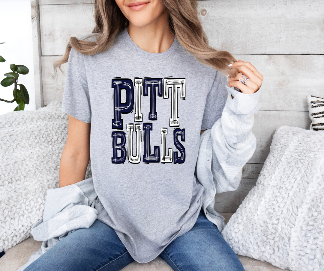 Pittbulls Sporty Mascot DTF Print