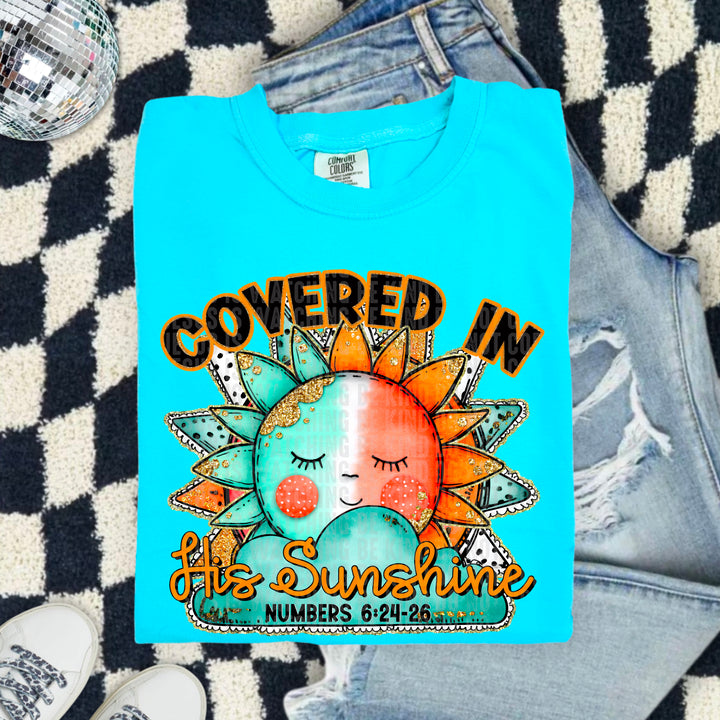 Covered In His Sunshine DTF Print