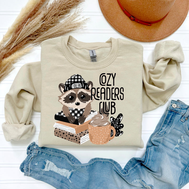 Cozy Readers Club DTF Print