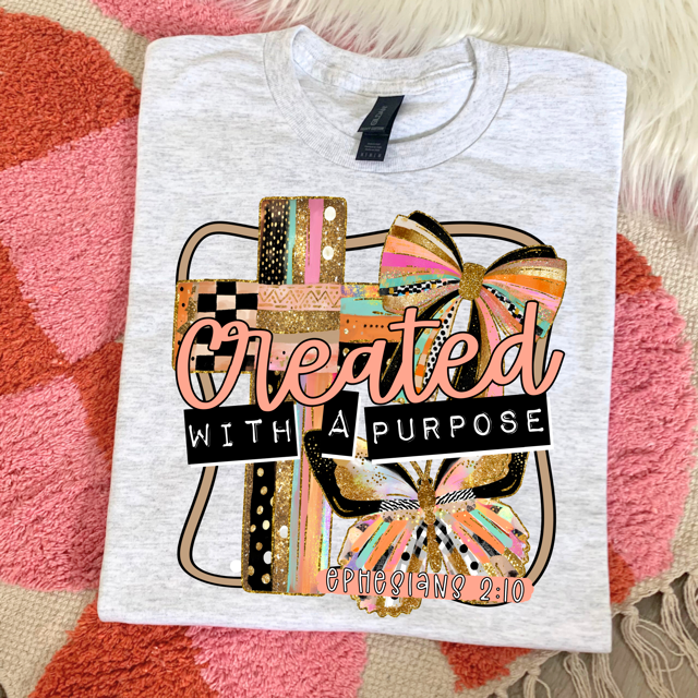 Created With A Purpose DTF Print