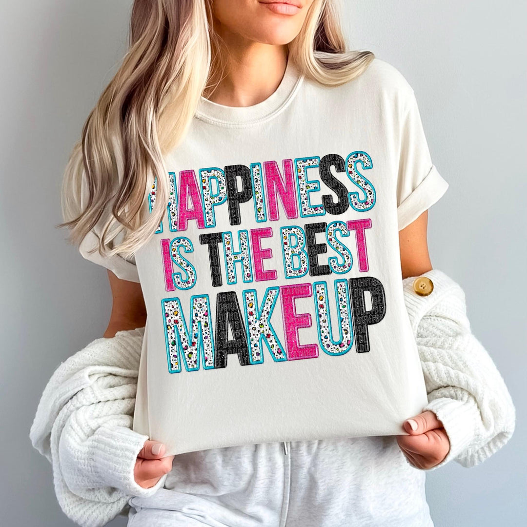 Happiness Is The Best Makeup DTF Print