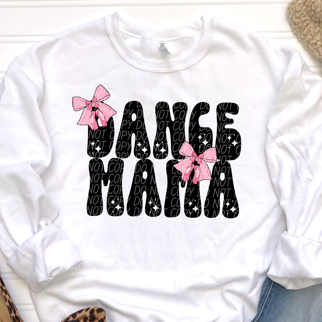 Dance Mama Bow DTF Print