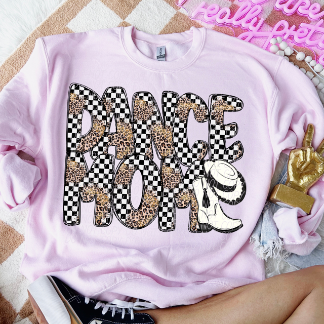 Leopard Sports Mom DTF Print