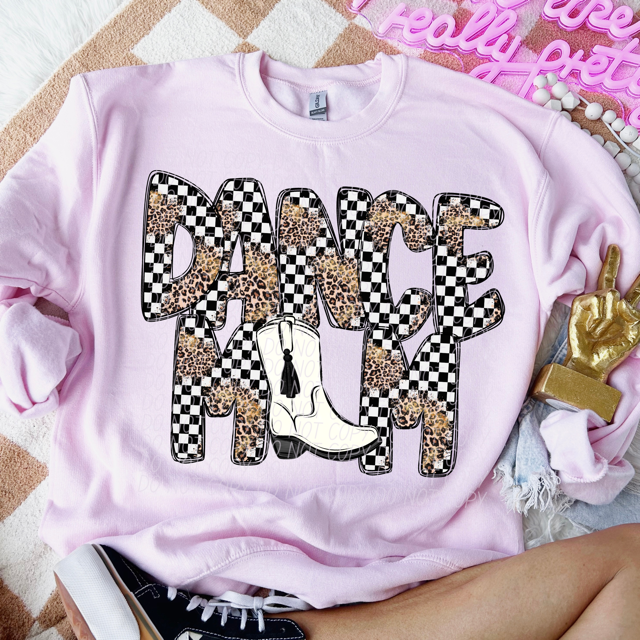 Leopard Sports Mom DTF Print