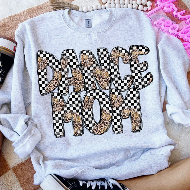 Leopard Sports Mom DTF Print