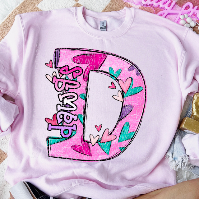 Valentine's Day Mascots DTF Print