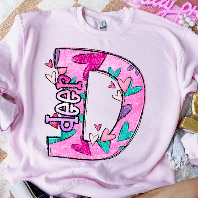 Valentine's Day Mascots DTF Print