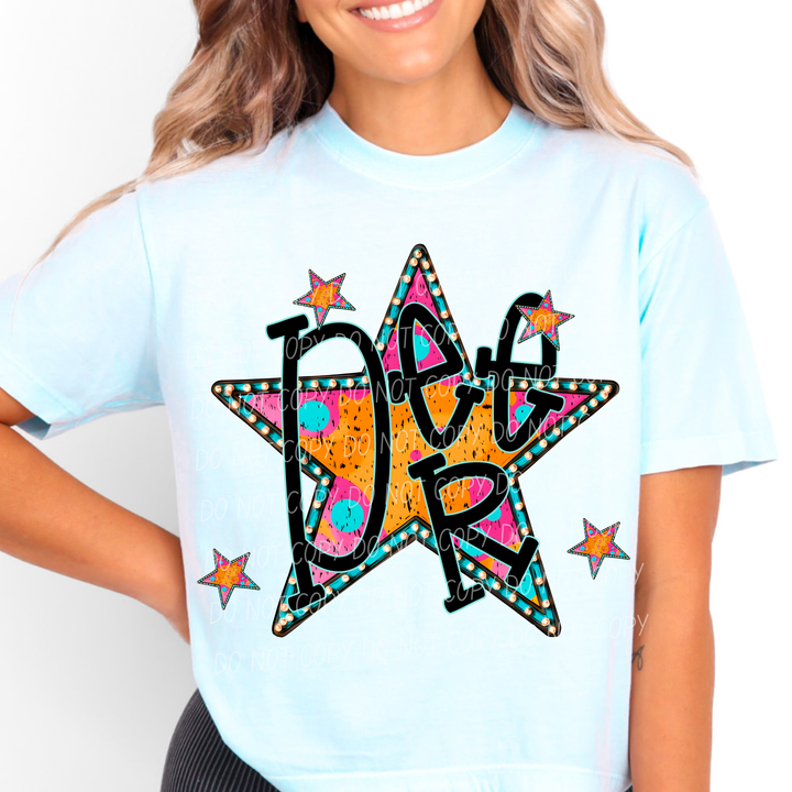 Walk of Fame Mascots DTF Print