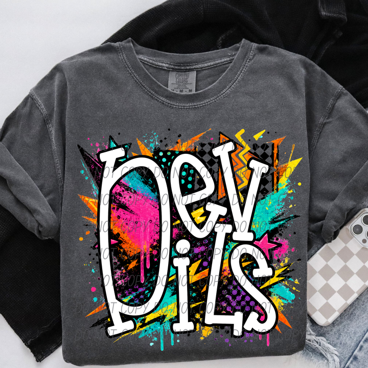 Totally Tubular Mascots DTF Print