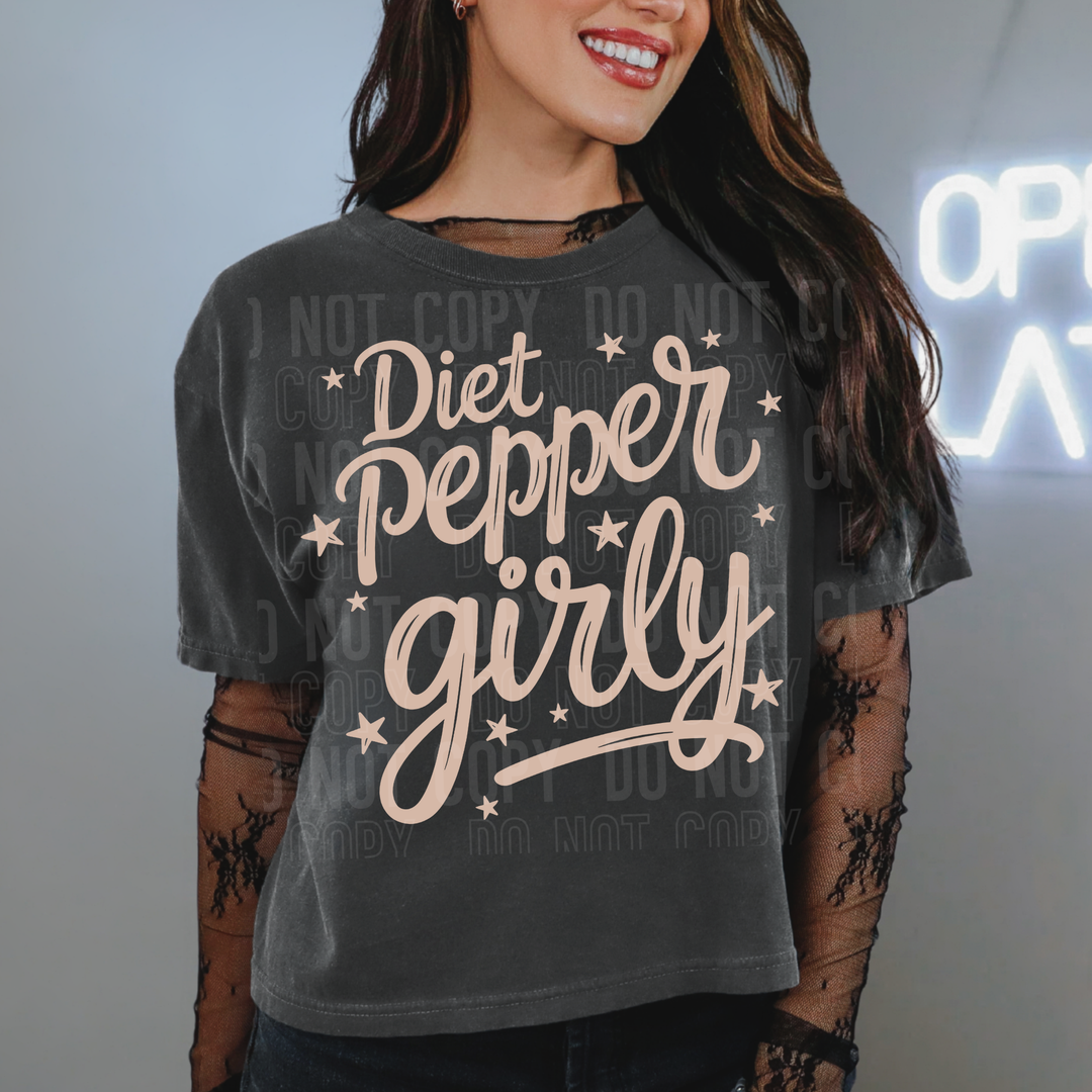 Diet Dr Pepper Girly DTF Print