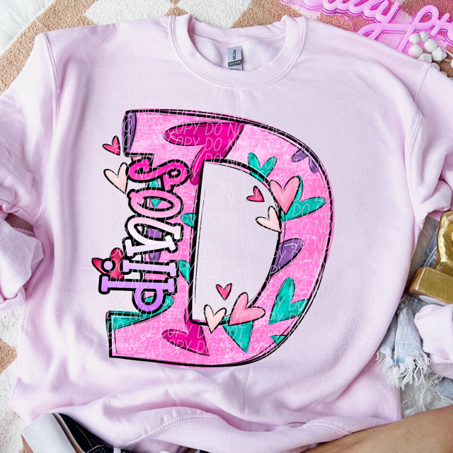 Valentine's Day Mascots DTF Print