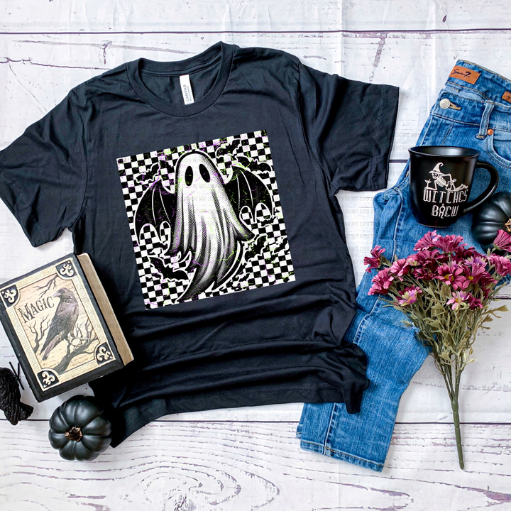 Distressed Checkered Ghostie DTF Print