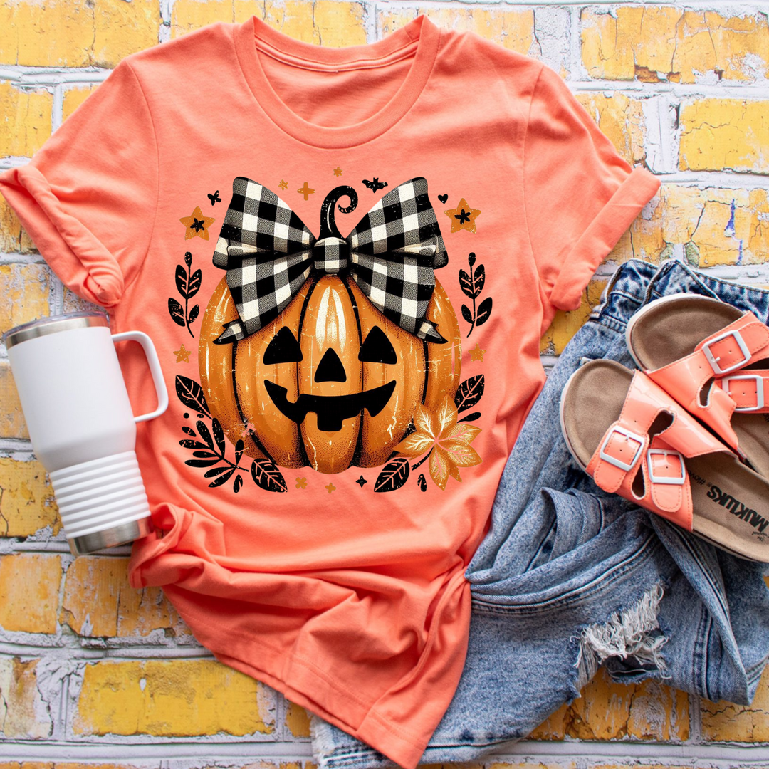 Distressed Pumpkin DTF Print