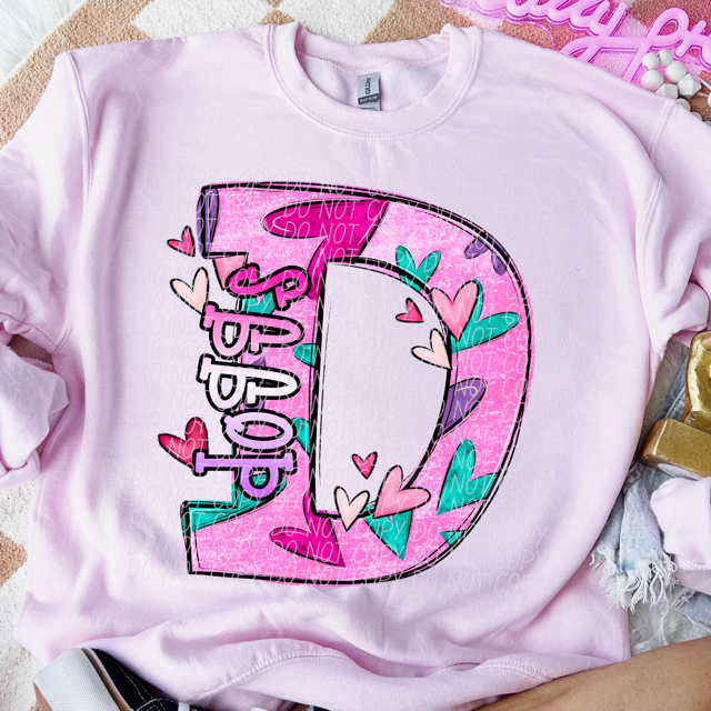 Valentine's Day Mascots DTF Print