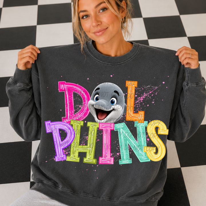 Happy Little Mascots DTF Print